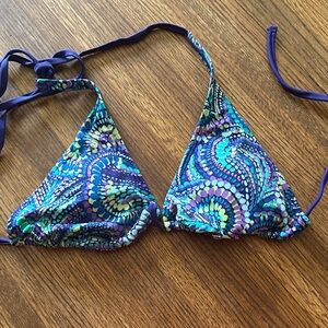 GAP Vibrant Blue and Purple Bikini Top